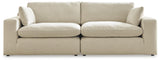 Elyza Linen Modular Sofa & Loveseat by Ashley at Eve Furniture