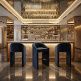 Emas Midnight Gray Barstool by Zuomod at Eve Furniture