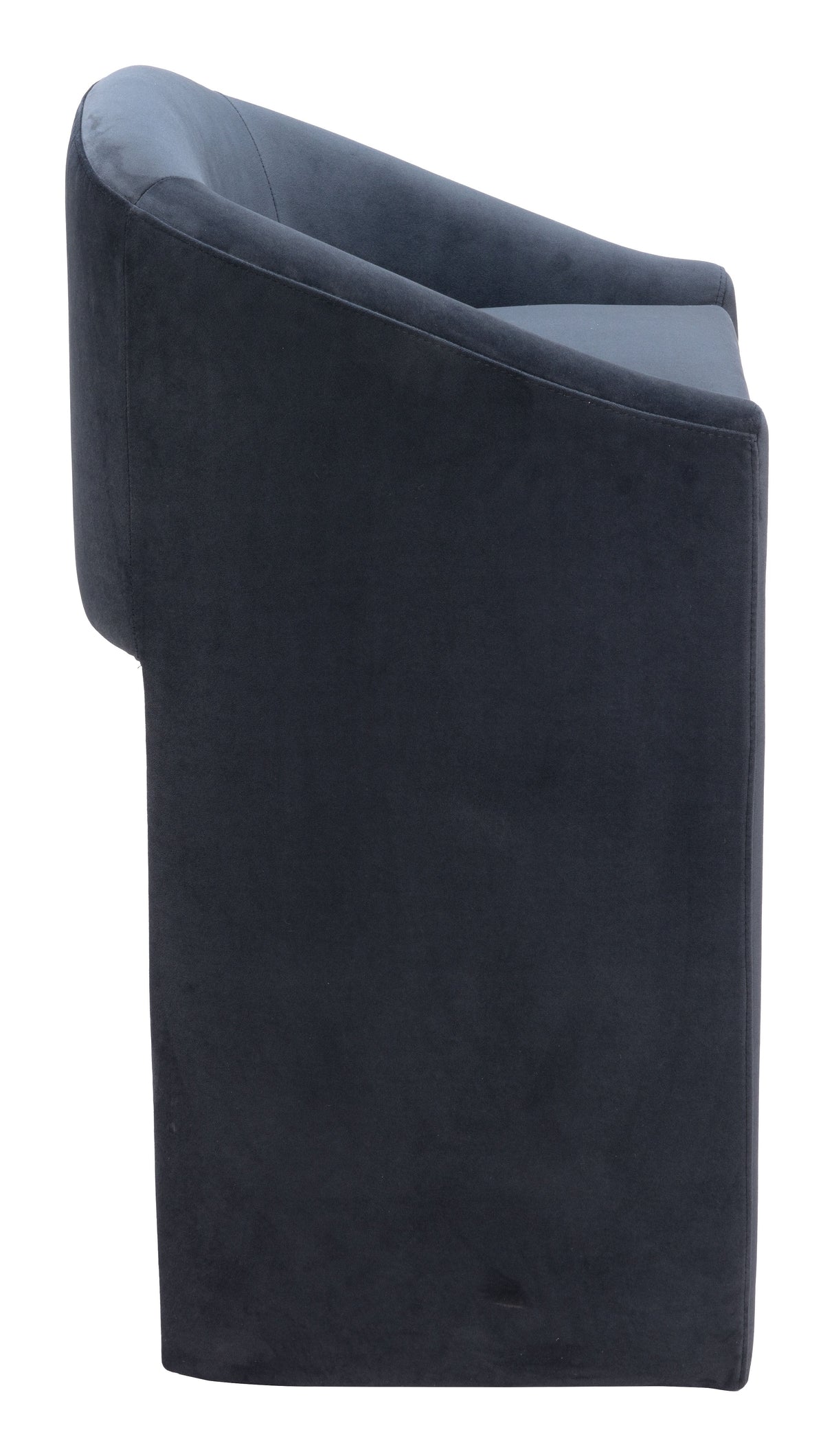 Emas Midnight Gray Barstool by Zuomod at Eve Furniture