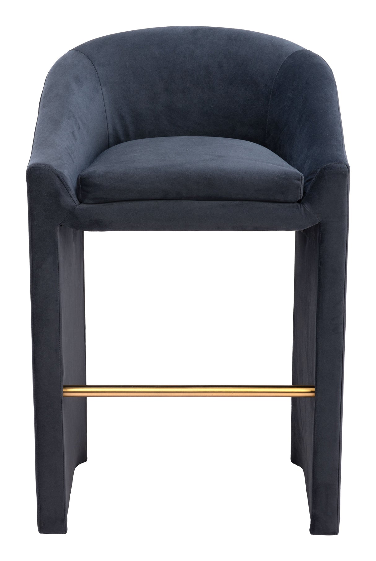 Emas Midnight Gray Barstool by Zuomod at Eve Furniture