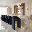 Emas Midnight Gray Barstool by Zuomod at Eve Furniture