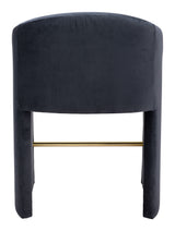 Emas Midnight Gray Counter Stool by Zuomod at Eve Furniture