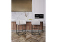 Embassy Barstool in Cream and Black (set of 2) by Manhattan Comfort at Eve Furniture