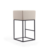 Embassy Barstool in Cream and Black (set of 3) by Manhattan Comfort at Eve Furniture