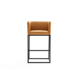 Embassy Counter Stool in Clay by Manhattan Comfort at Eve Furniture