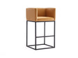 Embassy Counter Stool in Clay by Manhattan Comfort at Eve Furniture