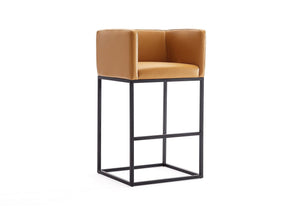 Embassy Counter Stool in Clay by Manhattan Comfort at Eve Furniture