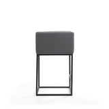 Embassy Counter Stool in Grey and Black (set of 3) by Manhattan Comfort at Eve Furniture