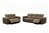 Ember Brown Power Reclining Sofa and Loveseat by New Era Innovations at Eve Furniture
