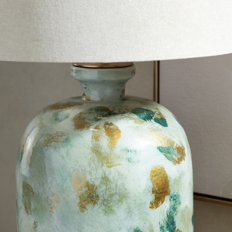 Ember Green Table Lamp by Crestview at Eve Furniture