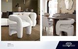 Ember Light Barley Fabric Chair (Set of 2) by Diamond Sofa at Eve Furniture