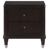 Emberlyn 2-drawer Nightstand Bedside Table Brown