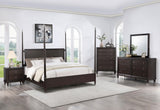 Emberlyn Brown 5-Piece Eastern King Poster Bedroom Set