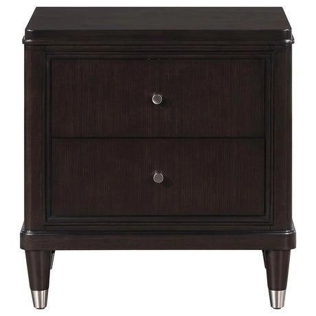 Emberlyn Brown 2-drawer Nightstand Bedside Table by Coaster at Eve Furniture