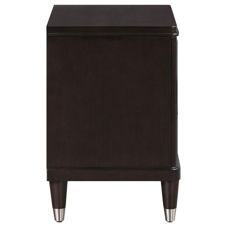 Emberlyn Brown 2-drawer Nightstand Bedside Table by Coaster at Eve Furniture