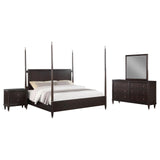 Emberlyn Brown 4-Piece Queen Poster Bedroom Set by Coaster at Eve Furniture