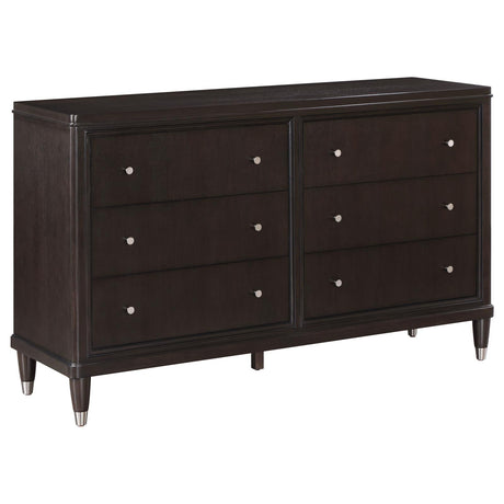 Emberlyn Brown 6-drawer Bedroom Dresser by Coaster at Eve Furniture