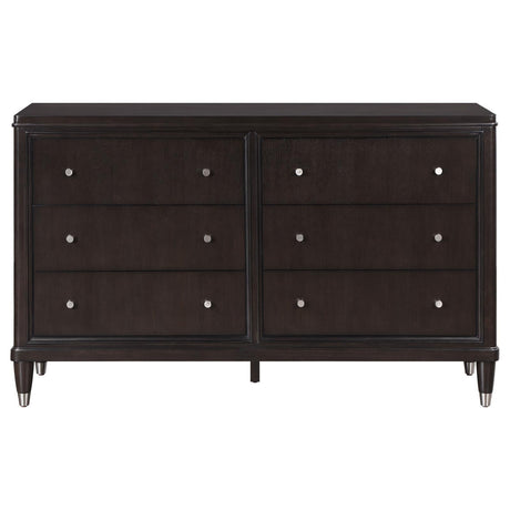 Emberlyn Brown 6-drawer Bedroom Dresser by Coaster at Eve Furniture