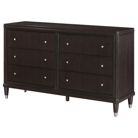 Emberlyn Brown 6-drawer Bedroom Dresser by Coaster at Eve Furniture