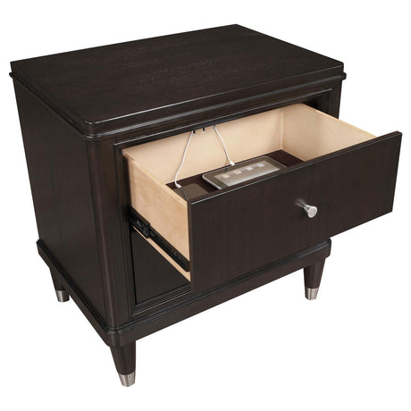 Emberlyn Brown 2-drawer Nightstand Bedside Table by Coaster at Eve Furniture