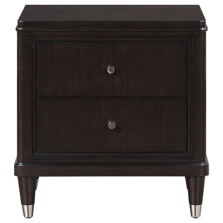 Emberlyn Brown 2-drawer Nightstand Bedside Table by Coaster at Eve Furniture