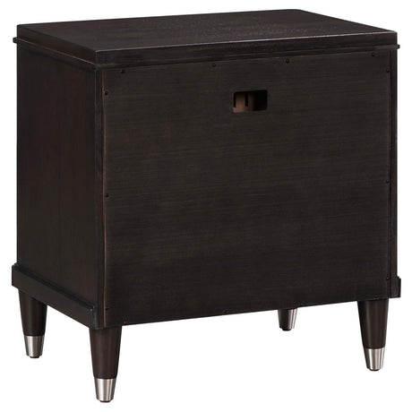 Emberlyn Brown 2-drawer Nightstand Bedside Table by Coaster at Eve Furniture