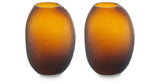 Embersen Amber Vase by ASHLEY FURNITURE at Eve Furniture