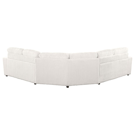 Emberson Ivory 3-Piece Modular Sectional Sofa by Coaster at Eve Furniture