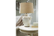 Emelda Cream Table Lamp by Ashley at Eve Furniture