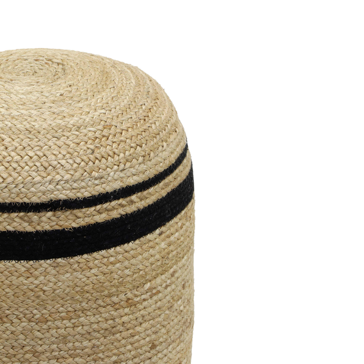 Emerge Round Pouf by TOV Furniture at Eve Furniture