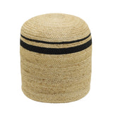 Emerge Round Pouf by TOV Furniture at Eve Furniture