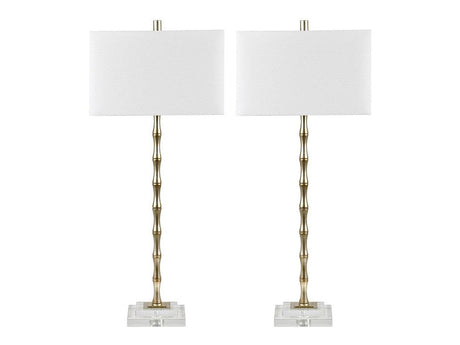 Emerson Champagne Buffet Lamp by Crestview at Eve Furniture