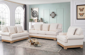 Emerson Off White Living Room Collection by Cosmos Furniture at Eve Furniture