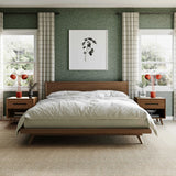 Emery 24" Walnut 1-Drawer Nightstand by TOV Furniture at Eve Furniture
