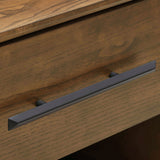 Emery 24" Walnut 1-Drawer Nightstand by TOV Furniture at Eve Furniture