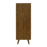 Emery 33" Walnut 5-Drawer Chest by TOV Furniture at Eve Furniture