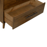 Emery 33" Walnut 5-Drawer Chest by TOV Furniture at Eve Furniture