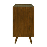 Emery 62" Walnut 6-Drawer Dresser by TOV Furniture at Eve Furniture