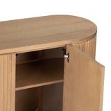Emery Brown Four-Door Sideboard by Crestview at Eve Furniture