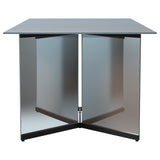 Emery Silver 76-inch Rectangular Mirrored Dining Table by Coaster at Eve Furniture