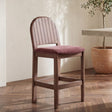 Emil Berry/Natural Walnut Counter Stool by MOES at Eve Furniture
