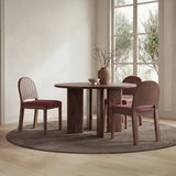 Emil Berry/Natural Walnut Dining Chair (Set of 2) by MOES at Eve Furniture