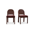 Emil Berry/Natural Walnut Dining Chair (Set of 2) by MOES at Eve Furniture