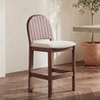 Emil Cream/Natural Walnut Counter Stool by MOES at Eve Furniture