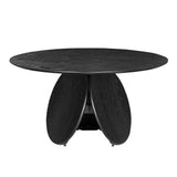Emil Oak 58" Round Dining Table by TOV Furniture at Eve Furniture