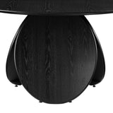Emil Oak 58" Round Dining Table by TOV Furniture at Eve Furniture