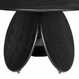 Emil Oak 58" Round Dining Table by TOV Furniture at Eve Furniture