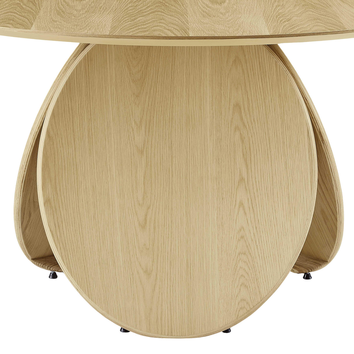 Emil Oak 58" Round Dining Table by TOV Furniture at Eve Furniture