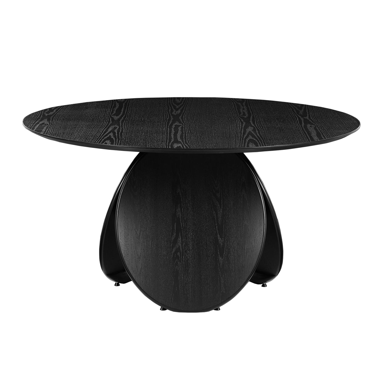 Emil Oak 58" Round Dining Table by TOV Furniture at Eve Furniture
