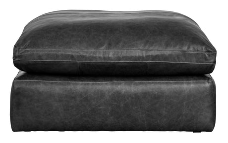 Emilia Black Leather Modular Sofa and Loveseat by Ashley at Eve Furniture